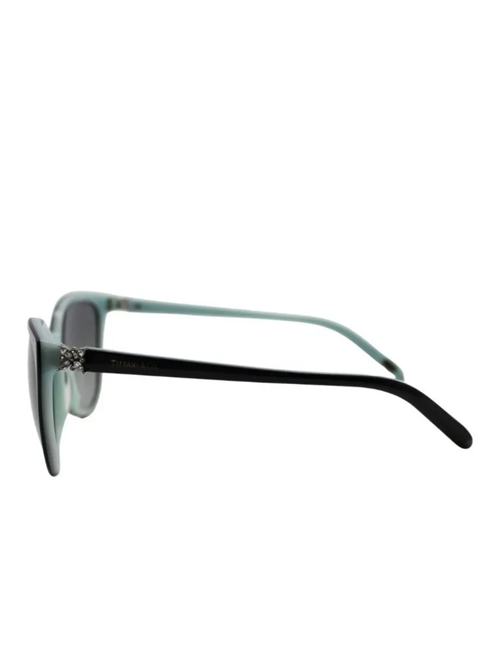 Tiffany & Co Sunglasses Blue Black Rhinestone Eyewear